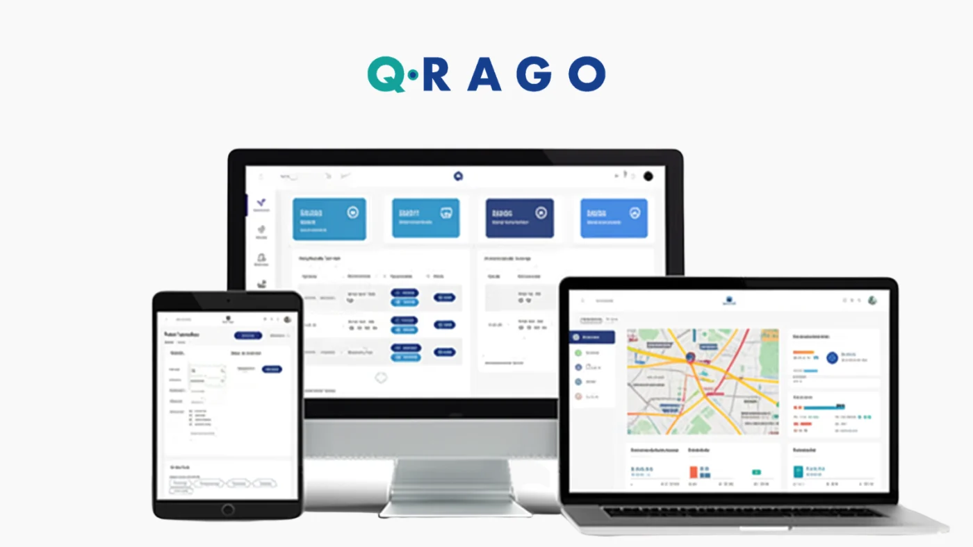 App-Visual der digitalen Logistiklösung QRAGO
